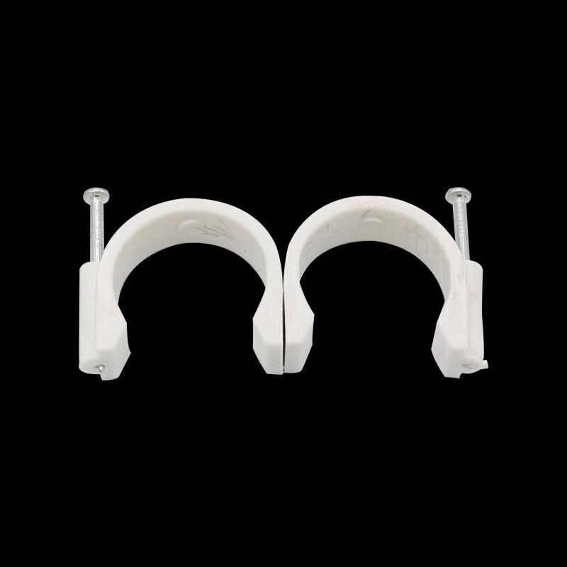 Wen Si Tan PVC Round Steel Nail Cable Clips