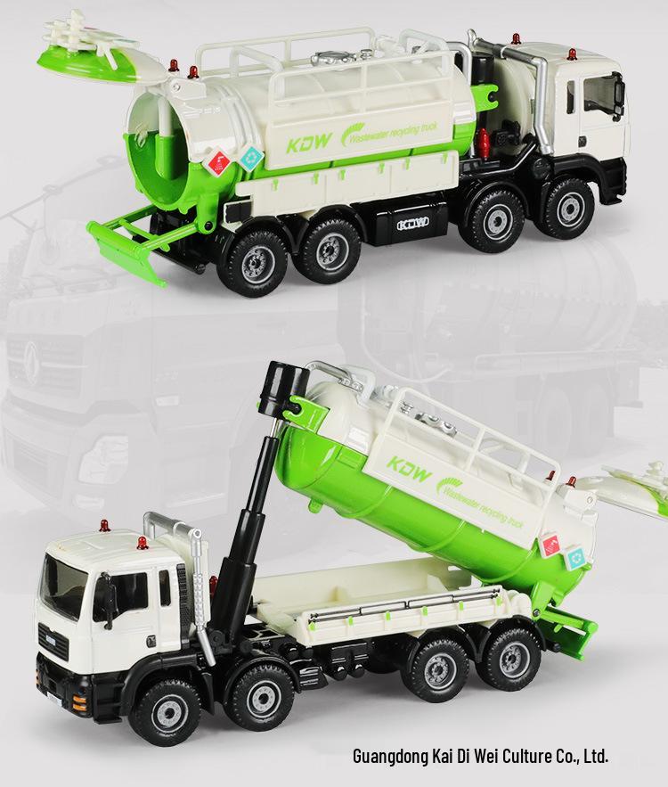 Kaidiewei Alloy Toy Car Transporter Truck for Boys Ages 3-6