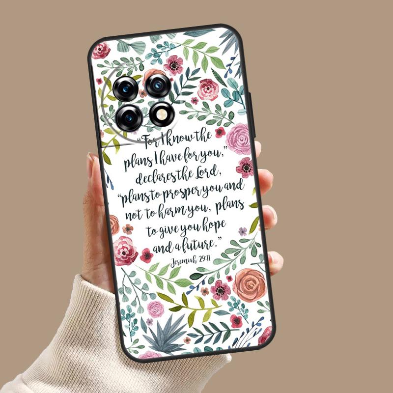 Bible Verse Jesus Christ Christian Case For OnePlus Nord CE 5 2 3 4 Lite N20 N30 OnePlus 15 13 12 11 9 10 Pro 13R 10T 13T Cover