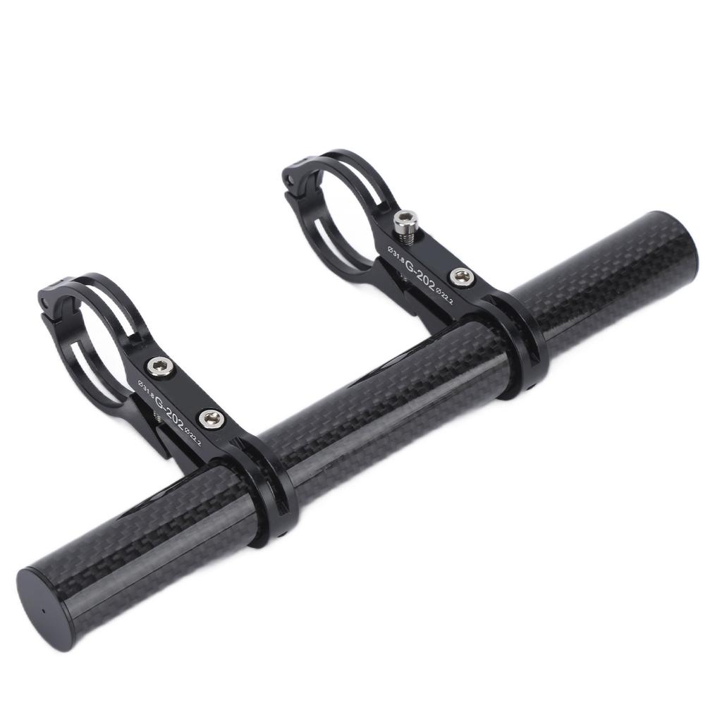 Bike Handlebar Extender 202 Double Rod Carbon Fiber MultiFunction Expansion Bicycle Lamp Holder