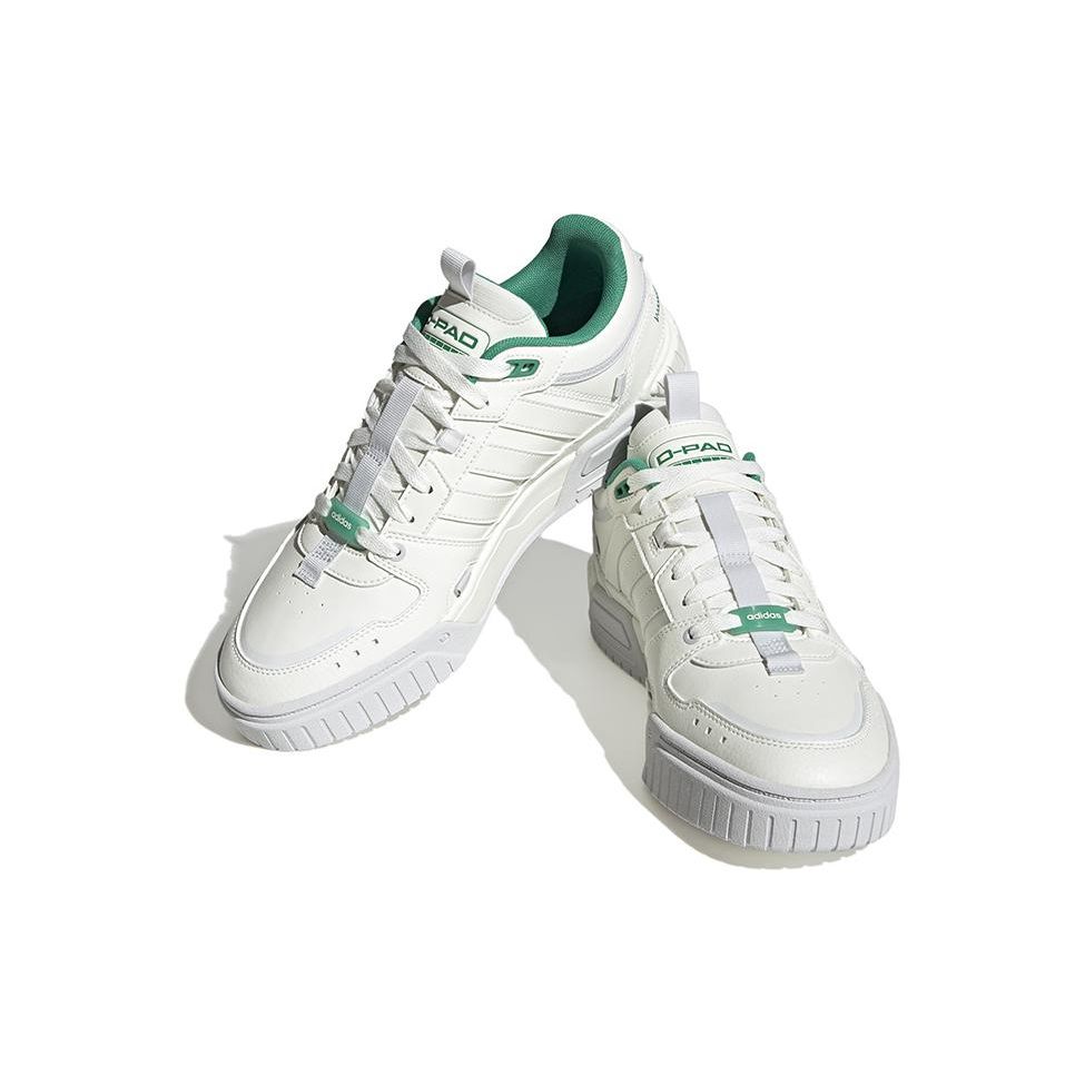 Adidas Neo D-Pad Non-Slip Wear-Resistant Low-Top Skate Shoes Unisex Sneakers White IF0053