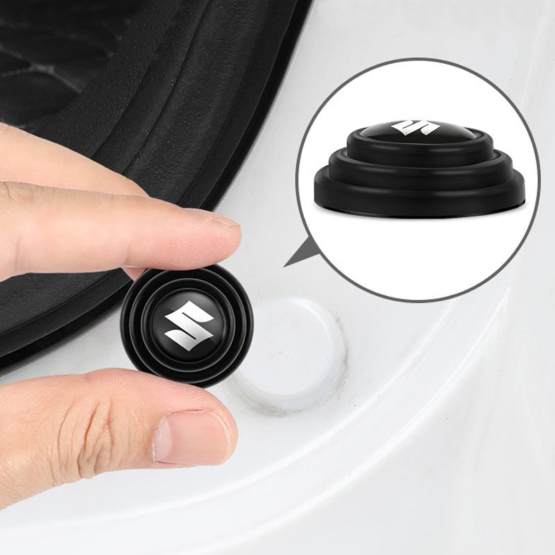 4Pcs Car Door Anti-shock Pad Anti-noise Buffer Gasket Auto Interior For Suzuki Jimny Samurai Vitara Swift Baleno SX4 DZire Swace