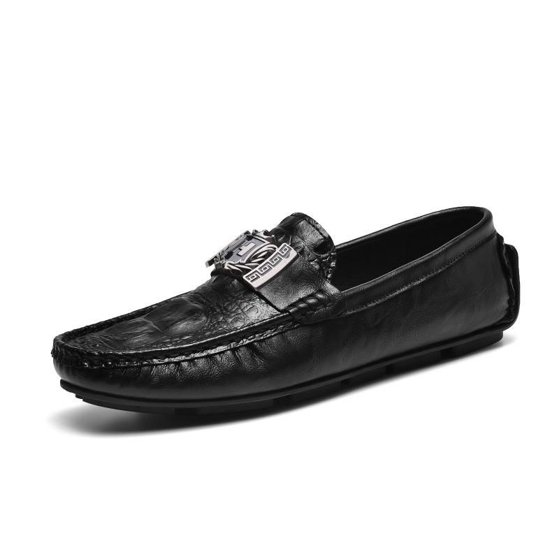 Trending Shoes: Slip-On Casual Men s Leather Shoes 38