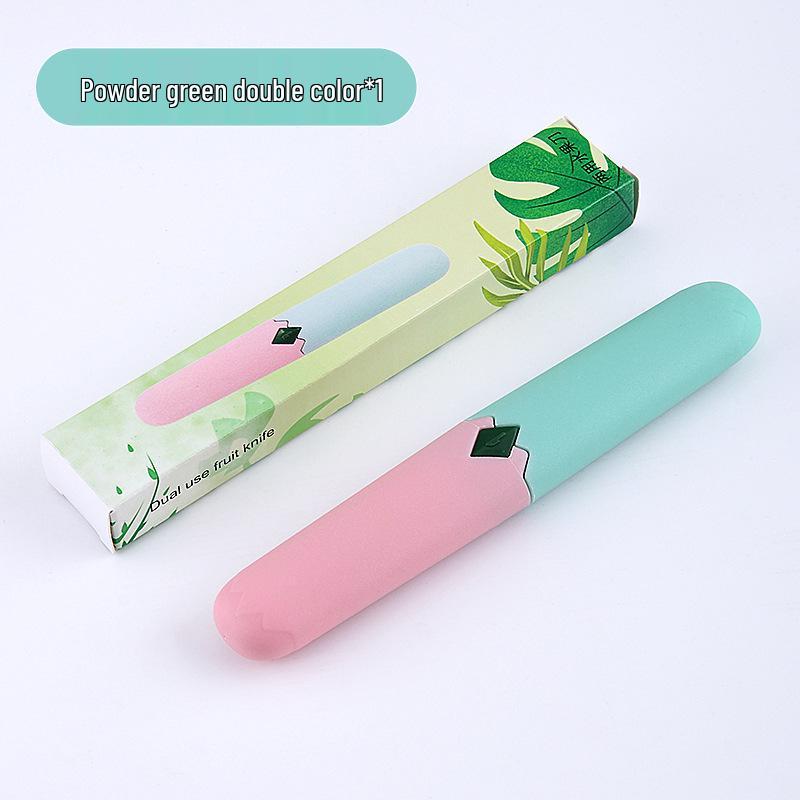 2-in-1 Portable Stainless Steel Fruit Knife and Peeler