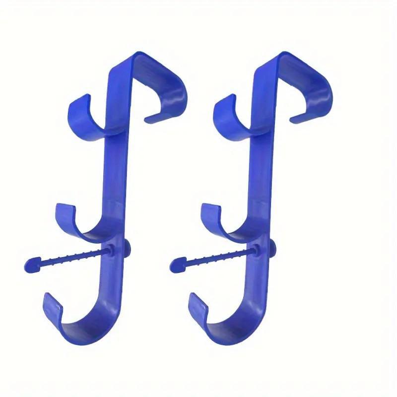 Pool Leaf Skimmer Net Holder Adjustable Telescopic Pole Hanger Above Ground Pool  Tub Cleaning Accessories