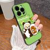 Cute Rilakkuma Bear Phone Case For Iphone 16 Plus 15 14 Pro Max 13 Mini 11 12 Xr X Xs 6 7 8 SE Plus Back Cover