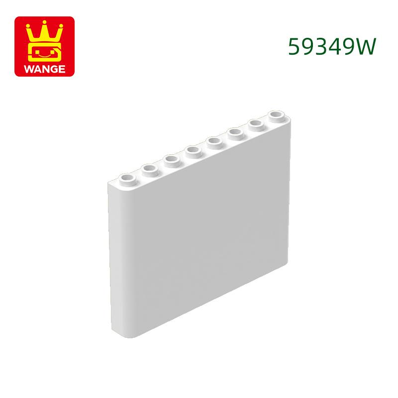 17Pcs/lot 59349 1x6x5 Houses Wall Construction Blocks MOC Accessories Works With Featuring Bricks Children Playthings Present Bo