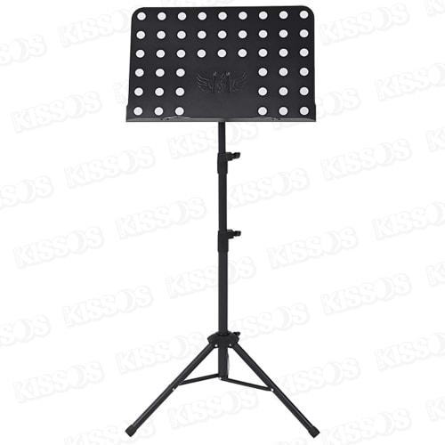 Adjustable Height Folding Music Stand, Compact, Lightweight, Portable Music Stand for Laptops, Tablets, and More