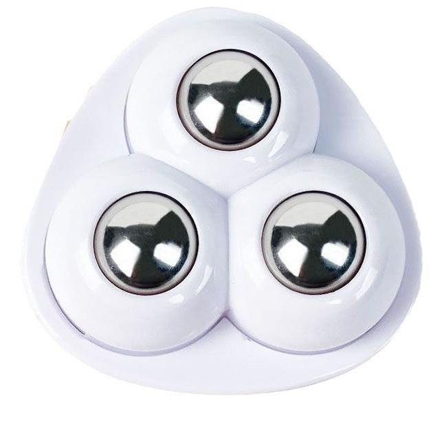 

Самоклеящиеся маленькие колесики, Роликовый шариковый передаточный подшипник, Универсальное колесо с вращением на 360°, Липкий ролик для мусорного ведра белый