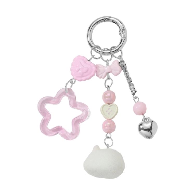 

Charming Rabbit Frogs Key Fob Premium Flocking Material Lightweight Design Multipurpose Use Ideal Birthday Surprise