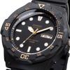 Casio Standard STANDARD Quartz Watch MRW-200H-1EV Men's Black X Gold Overseas Model