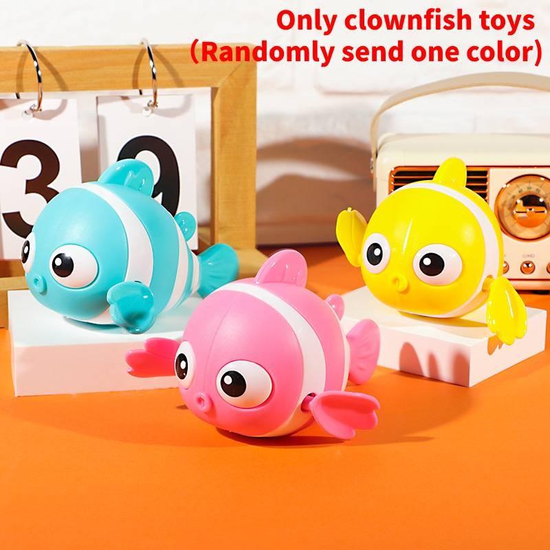 Kinderspielzeug Wasserspielset mit Plastik-Meerestieren Delfin Schildkröte Tieren für die Badezeit und sensorische Entwicklung