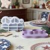 Heart Shape Silicone Decorative Plate Mold Handmade Molds for Resin Jewelry Tray and Home Ornament Craft Projects