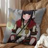 Hinoa game Minoto Hunter Rise Pillow Case Antidustmite Pillowcase Invisible zipper silky short plush Sofa cushion cover