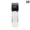 Shampoo Brush Empty Hair Shampoo Bottle With Comb Teeth Salon Treatment Oil Perm Dye Bottle Color Plastic Dry Cleaning Bottle