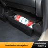 Car Sticker For Tesla Model Y 2020-2025 Modification Accessories Leather Central Control Storage Compartment Interior Under Seat