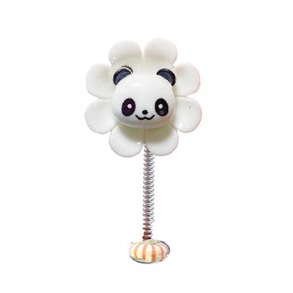 

Автомобильные украшения, трясущийся мультяшный цветочный орнамент, забавное украшение для приборной панели автомобиля с весенним офисным аксессуаром, автомобиль с цветком кролика