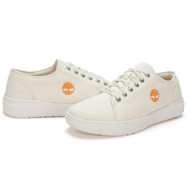 Timberland Retro Rutschfest Langlebig Stützend Low Top Canvas Schuhe Herren Sneaker Weiß A5P5GW