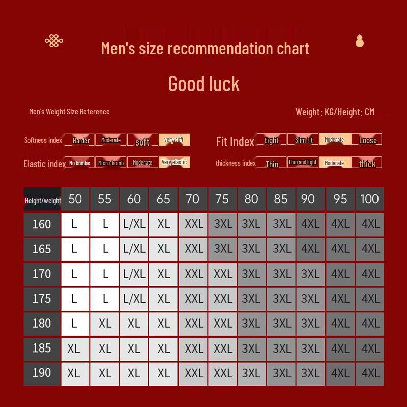 Yalu Men's Red Modal Boxer Briefs 3-Pack