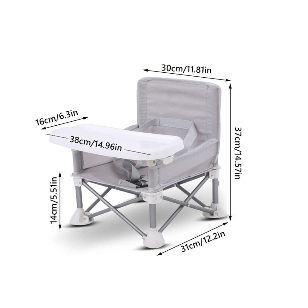 Adjustable Height Children's Dining Chair with Food Tray Baby Seat Chair Home Use
