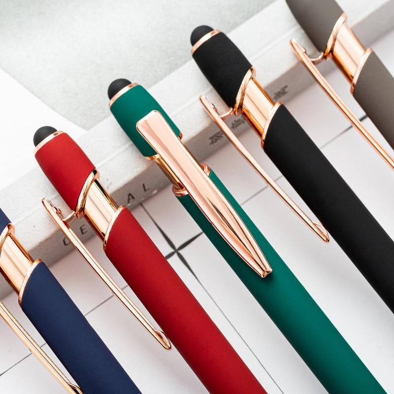 1 Pc Stationery Office School Supplies Press Touch Screen Ballpoint Pen Cute Metal Pens