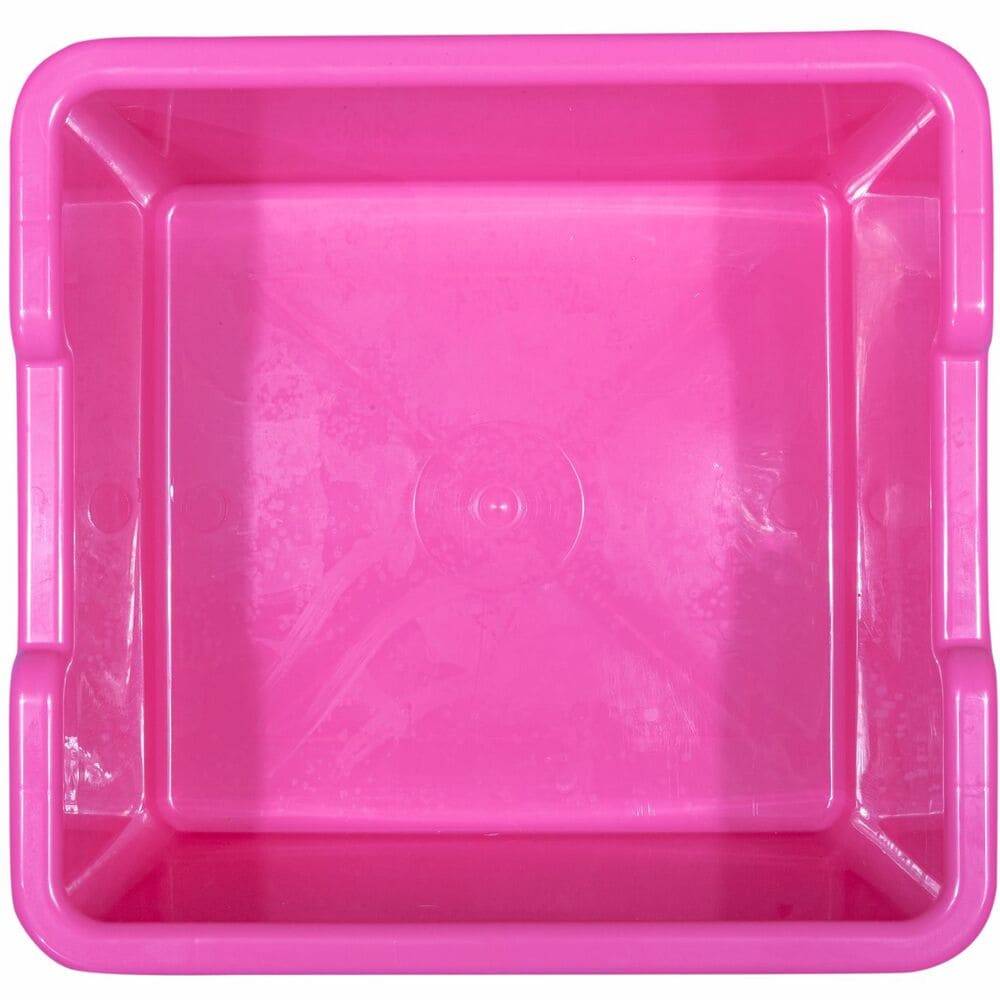 Plastic toy rack King yellow