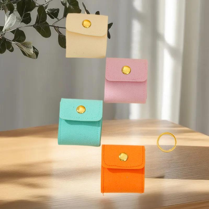 Portable Mini Jewelry Organizer Bag With Multiple Compartments For Rings Necklaces Earrings Travel Storage Bag