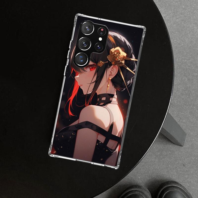 S-Spy Family Yor F-Forger Phone Case Cover for Samsung Galaxy S26 S25 Edge S24 S23 Ultra S22 Plus S21 FE S20 + Art Customized Fu