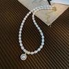 Necklace with Feminine Temperament, Retro High-end Feel, French Collarbone Chain, Versatile Necklace for Women