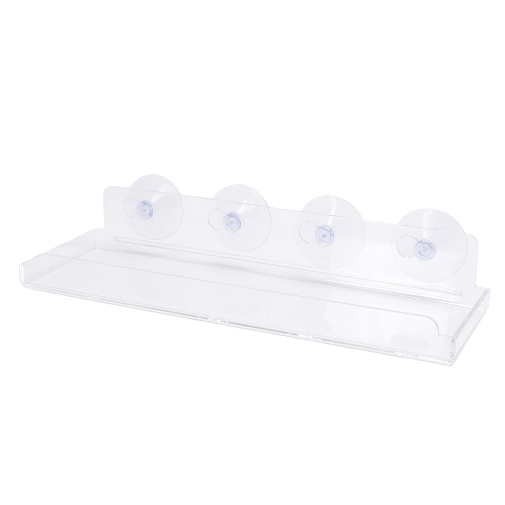 2pcs Window Plant Floating Shelves Acrylic Suction Cup Shelves Window Sill Extender for Indoor Succulent Plants