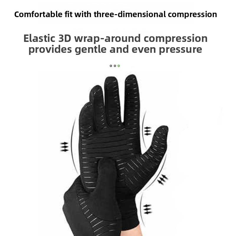 Copper Fiber Cycling Gloves With Nonslip Grip For Men And Women
