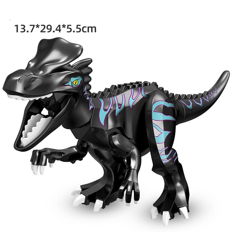 Jurassic Dino World Store Dinosaurfigurer Klosser Byggeklosser Velociraptor T-Rex Triceratops Indominus Rex Leker For Barn