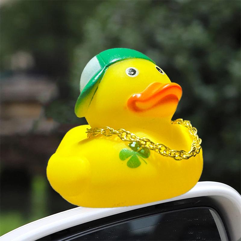 

Автомобильная Утка Ковбойская Шляпа Утка Украшение для Автомобиля Украшение на Зеркало Заднего Вида Игрушка Автомобильный Орнамент