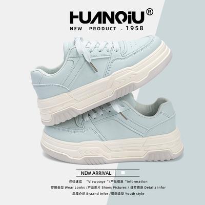 Globale Damenschuhe Plateau-Erhöhungsschuhe Damen ZHQ5361-1 Frühling neuer Trend vielseitige Retro-Sportschuhe Damen