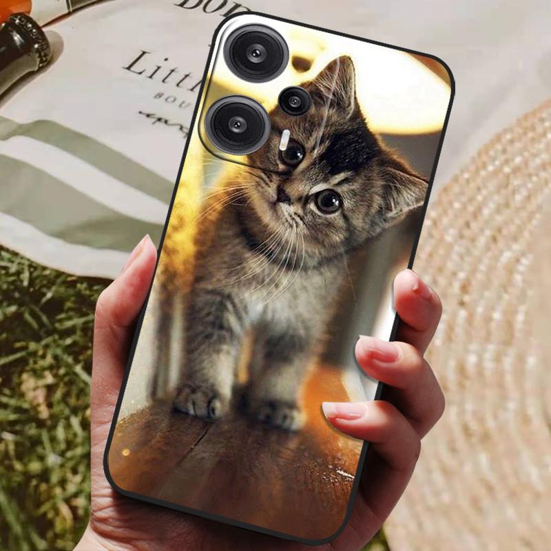 For POCO F5 5G Case 6.67'' Soft TPU Silicone Shockproof Covers for Xiaomi Poco F5 Phone Cases PocoF5 F 5 Wolf Lions Coques