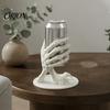 Stable Coffee Cup Support Skeleton Dragon Hand Holder, 3D Printed Gothic Skull Palm Artistic Figurine Drink Stand, Decorative Bone Pattern Beverage