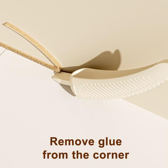 Scraper Knife Banana Shape Wall-Mounted Floor Drain Hair Remover Strong Clamping Hair Removal Scraper Knife Hair Cleaning Tool