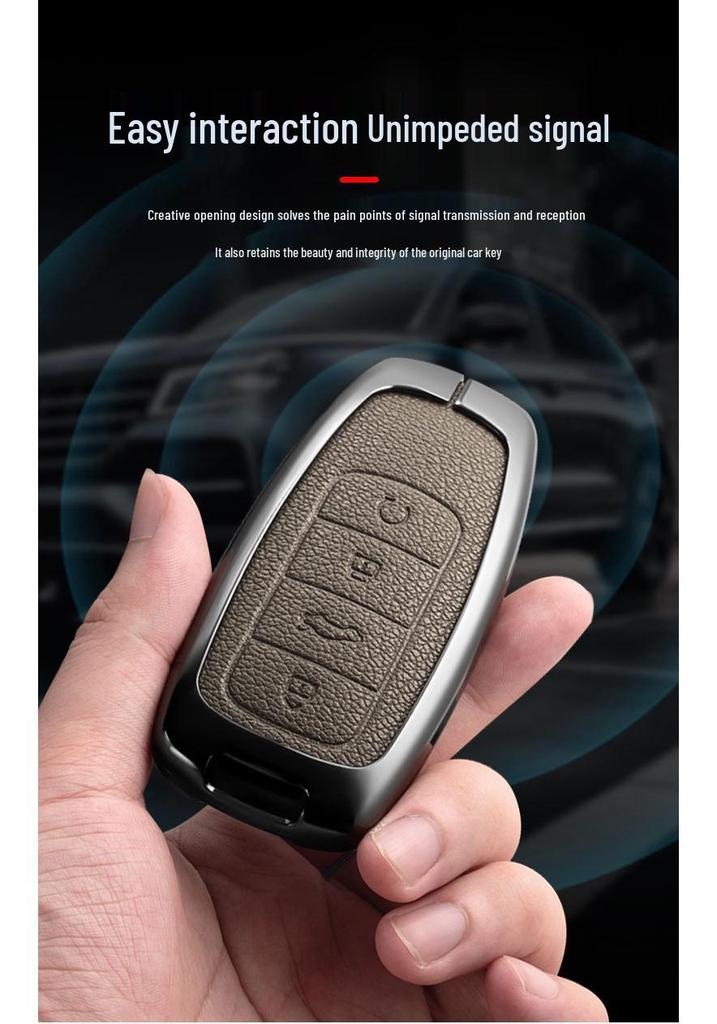 Tenet Tianneng Key Case Metal Protective Shell Buckle for T7/T4/T8/T9 New Model Car