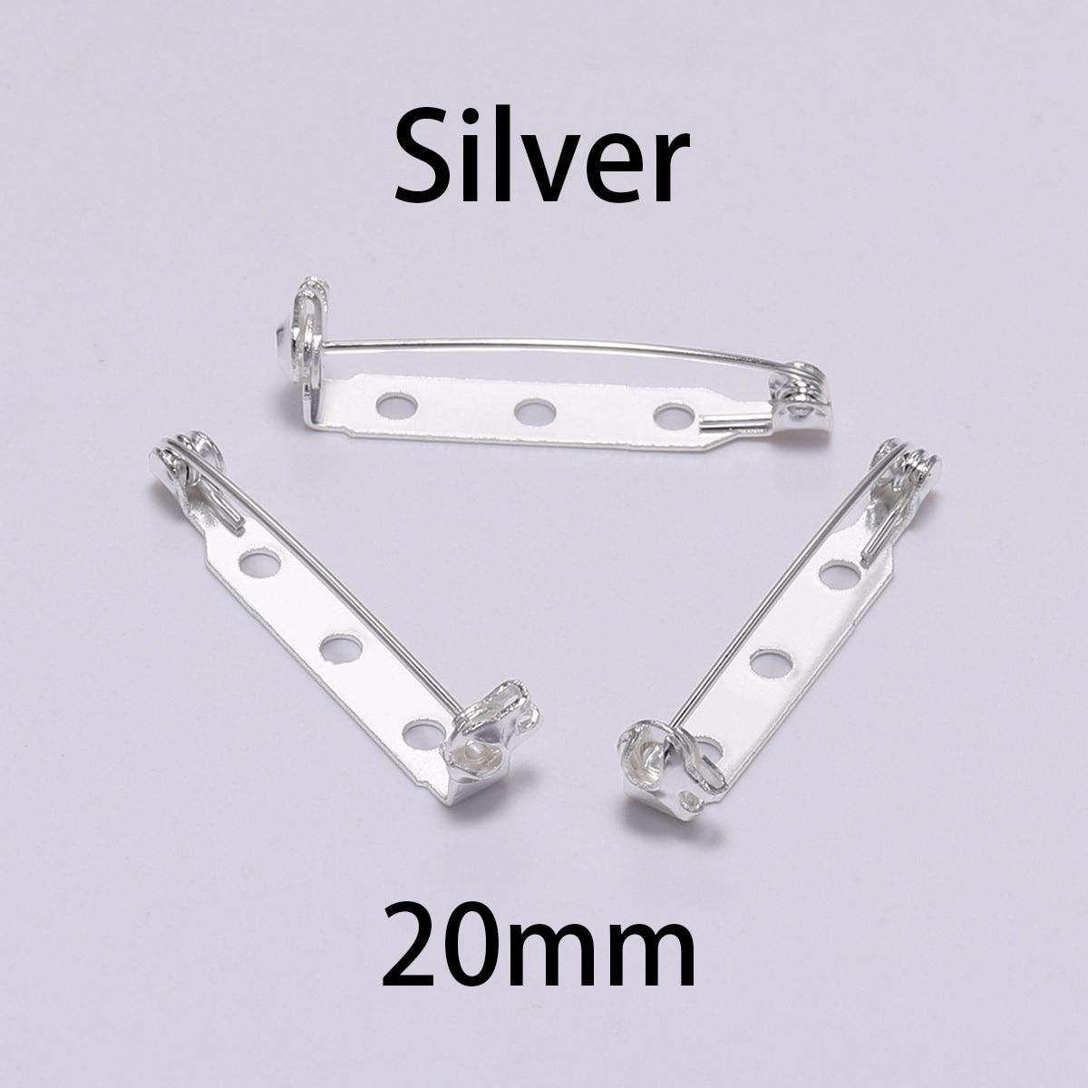

20 шт. 20 25 32 мм с покрытием, зажим для броши, основа, пустой безопасный замок, брошь, основа, булавка для изготовления ювелирных изделий, аксессуары для ювелирных изделий своими руками