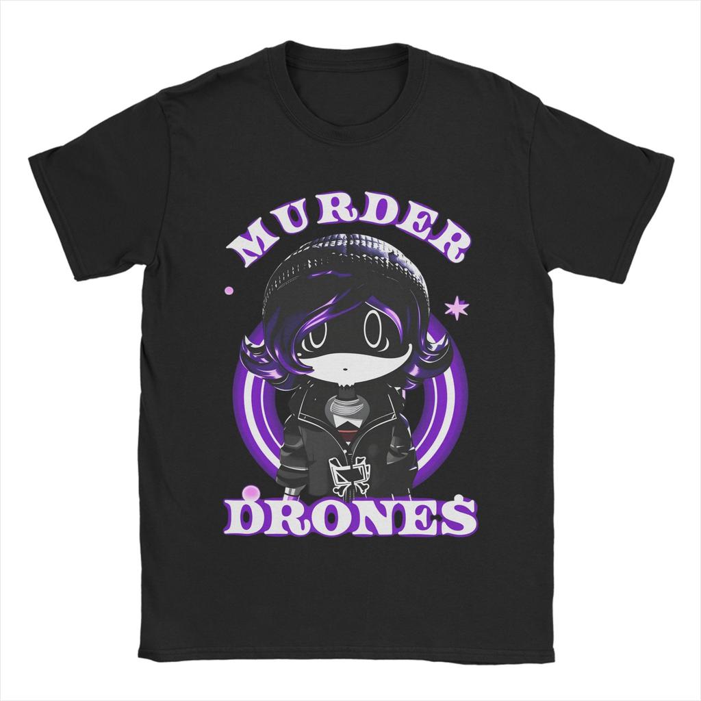 Murder Drones Anime T Shirt Summer Trendy Cool TShirts Unisex Cotton O Neck Oversize Clothes Short Sleeves Streetwear Tshirt