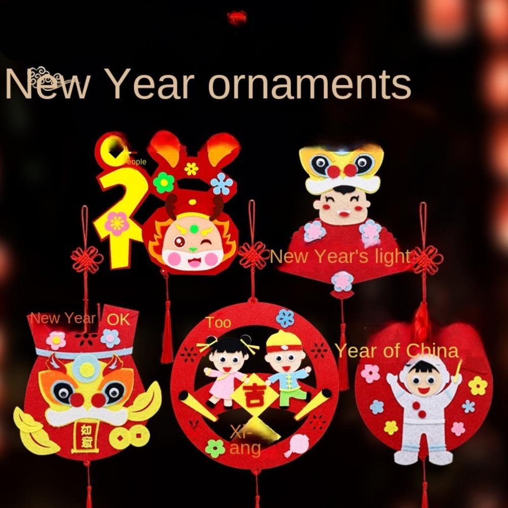 

Cartoon New Year Educational Toys DIY Toy Spring Festival Decoration Party