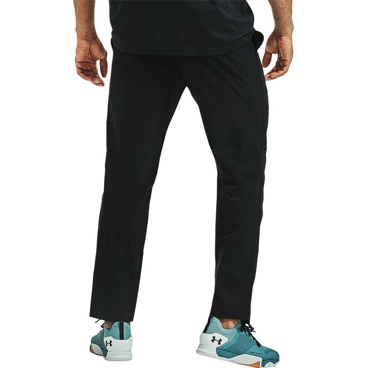 Under Armour Woven Series Slim-Fit Running Training Joggers Men Bottoms Black 1363087-001