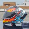 New motorcycle helmet men's face helmet women's locomotive full helmet summer double lens universal in all seasons