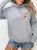 Retro Floral Women's Bohemian Plus Size Long Sleeve Hoodie for Spring & Autumn