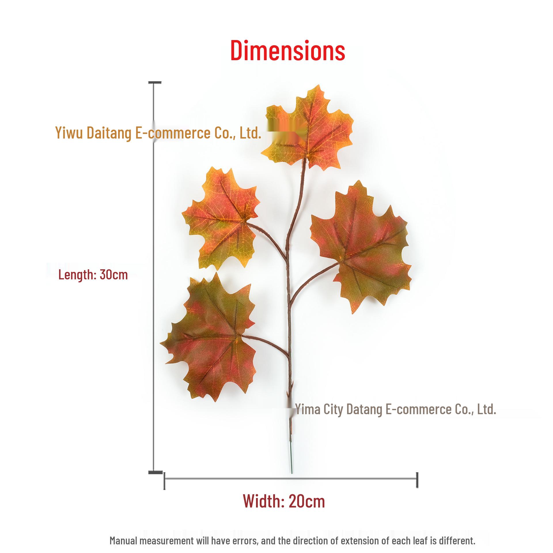 

Сделай сам Рождественский венок Железная проволока Кленовый лист Цветочная композиция Brown