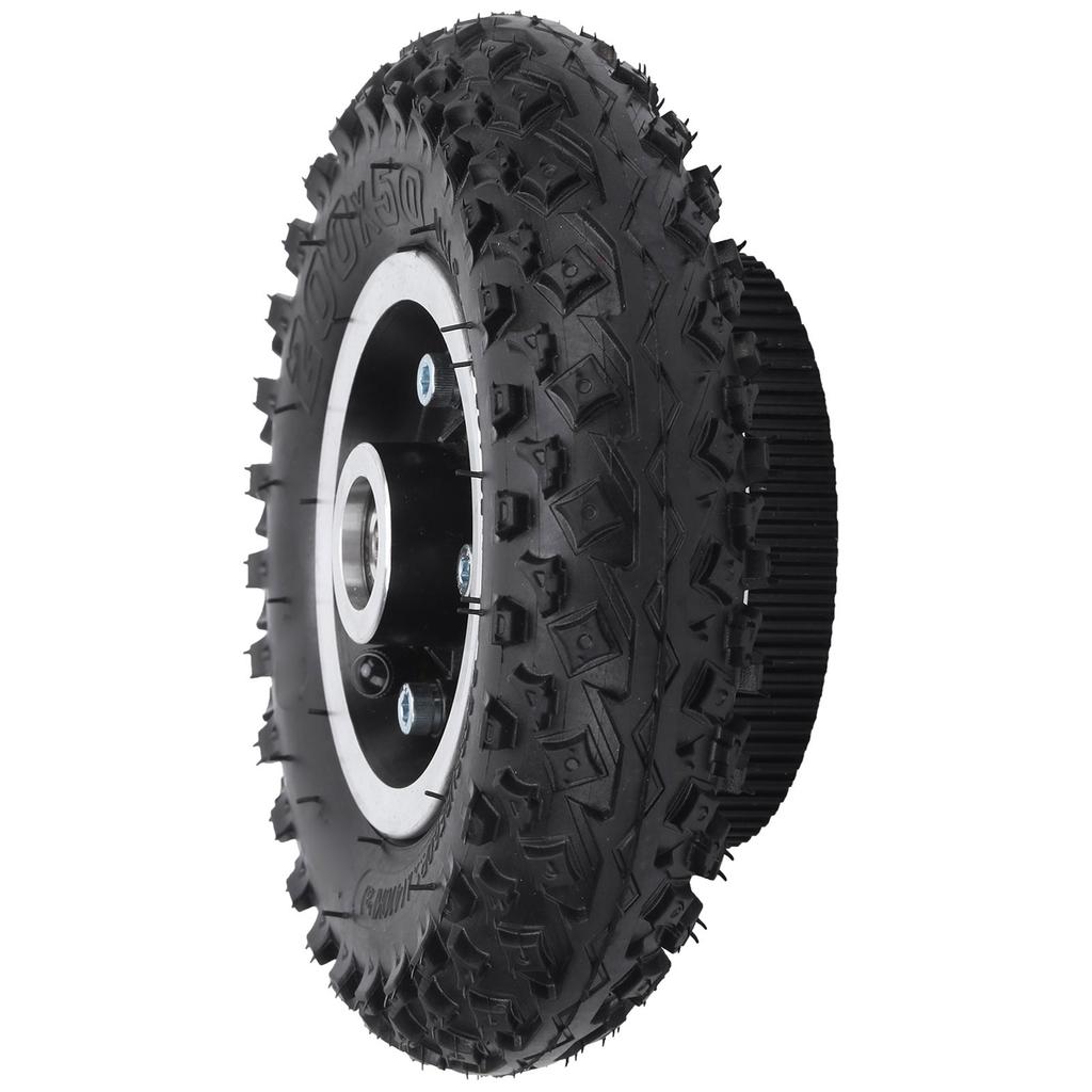 200x50mm Wheel Tire and Inner Tube with Drive Gear and Aluminum Hub for Electric Scooter