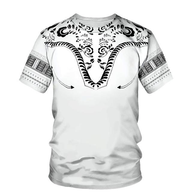 African Dashiki Print T-shirt Männer/Frauen Ethnische Vintage Folk-benutzerdefinierte Kleidung 2023 Sommer Casual Paare Kurzarm Grafik tops