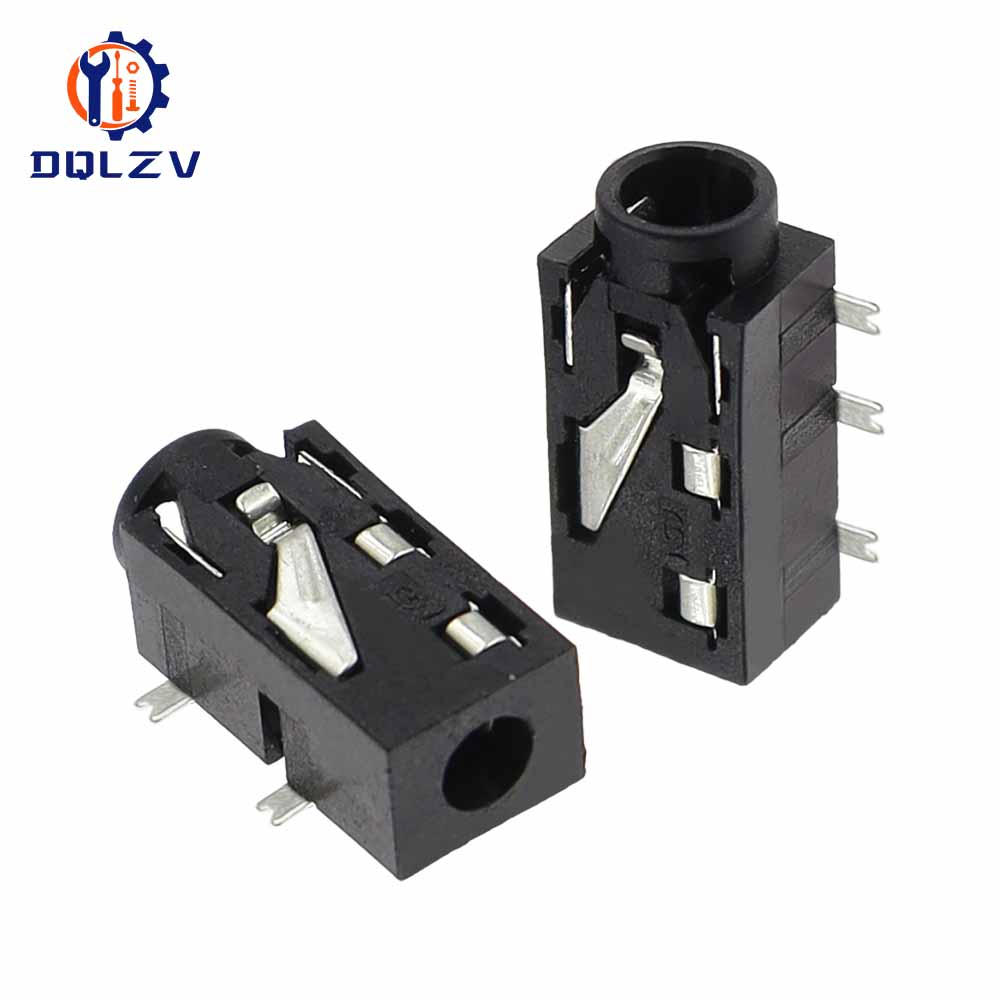 3.5MM Headphone Socket PJ-327F 5Pin Patch Socket Audio Socket Headphone Jack