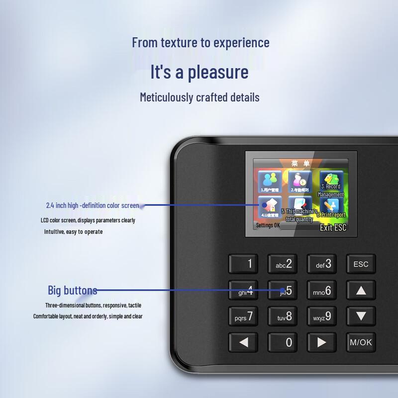 JY i60 Fingerprint Time Attendance System