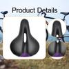 Bicycle Saddle PU Leather Sponge Cycling Seat Comfortable Bike for